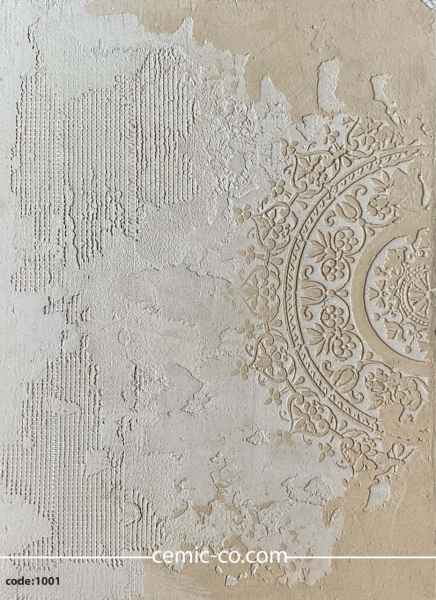 میکروسمنت با شابلون برجسته ماندلا